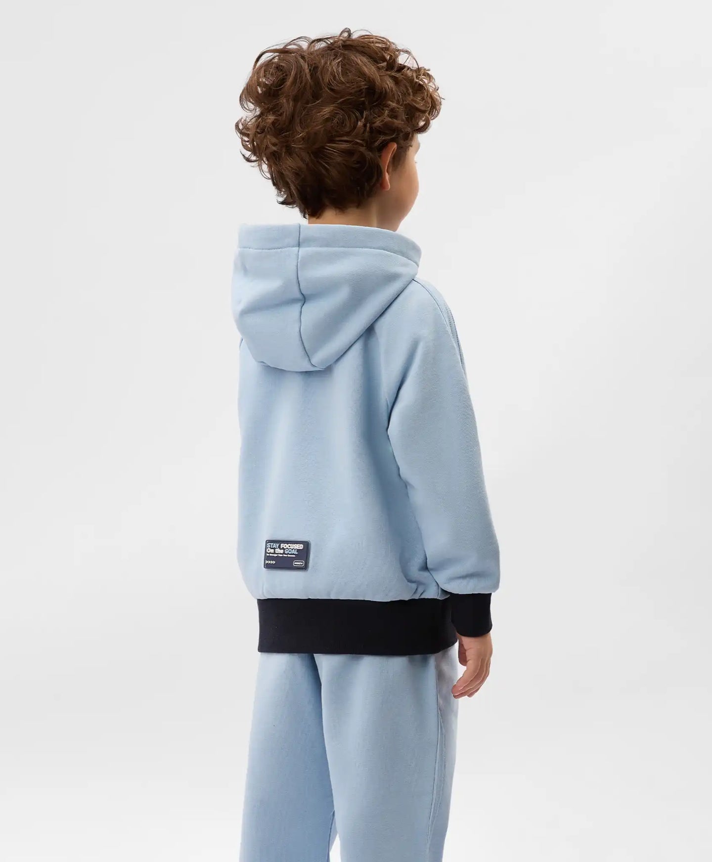 Hanorac deschis cu fermoar pentru băieți cu imprimeu albastru Gulliver