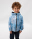 Jachetă cu glugă pentru băiat, cu imprimeu albastru, Gulliver