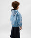 Jachetă cu glugă pentru băiat, cu imprimeu albastru, Gulliver