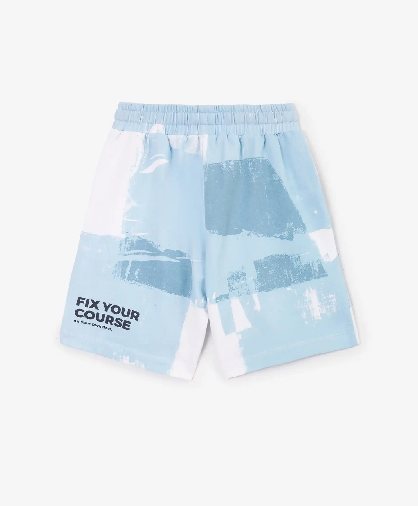 Pantaloni scurți pentru băiat, din tricot, cu imprimeu, albaștri, Gulliver