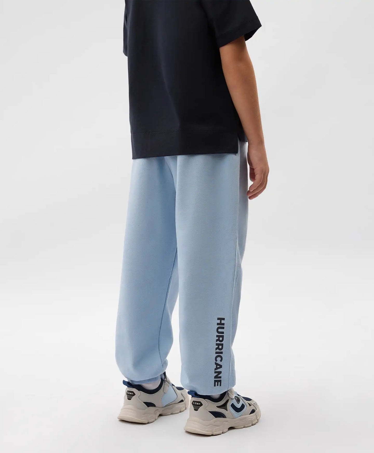 Pantaloni jogger pentru băiat, din footer, albaștri, Gulliver