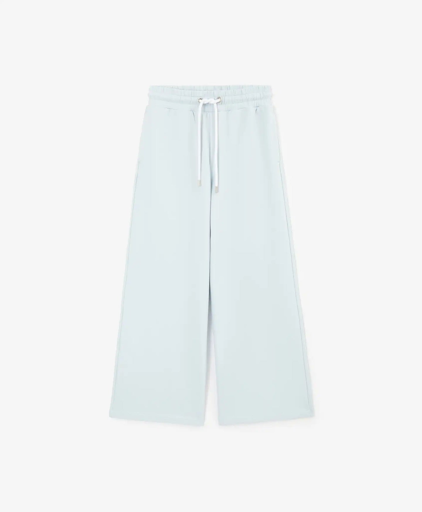 Pantaloni palazzo pentru fată, din footer, albaștri, Gulliver