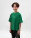 Tricou oversize pentru băiat, verde, cu imprimeu pe spate, Gulliver
