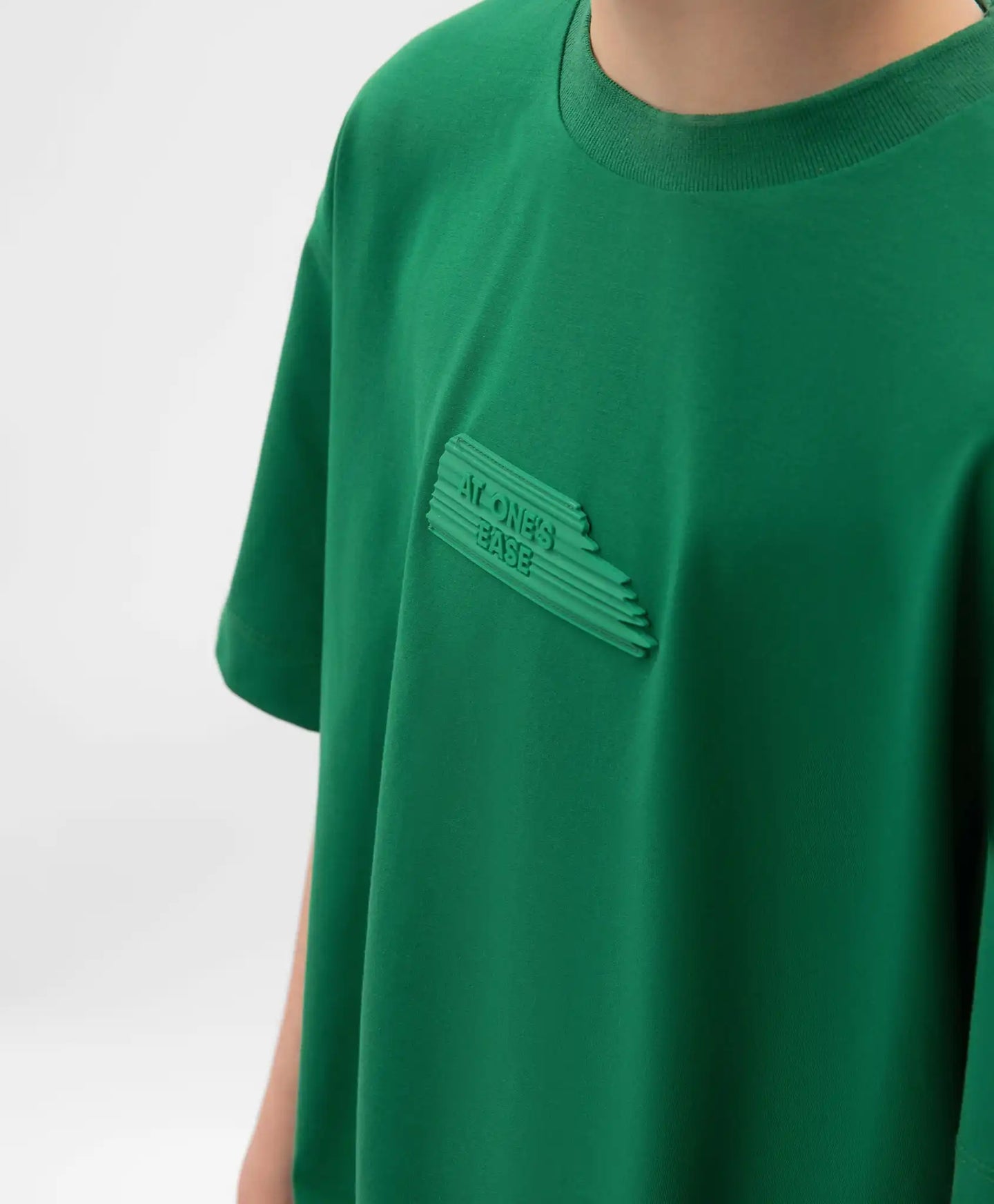 Tricou oversize pentru băiat, verde, cu imprimeu pe spate, Gulliver