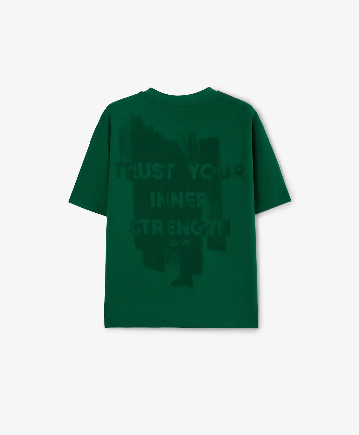 Tricou oversize pentru băiat, verde, cu imprimeu pe spate, Gulliver