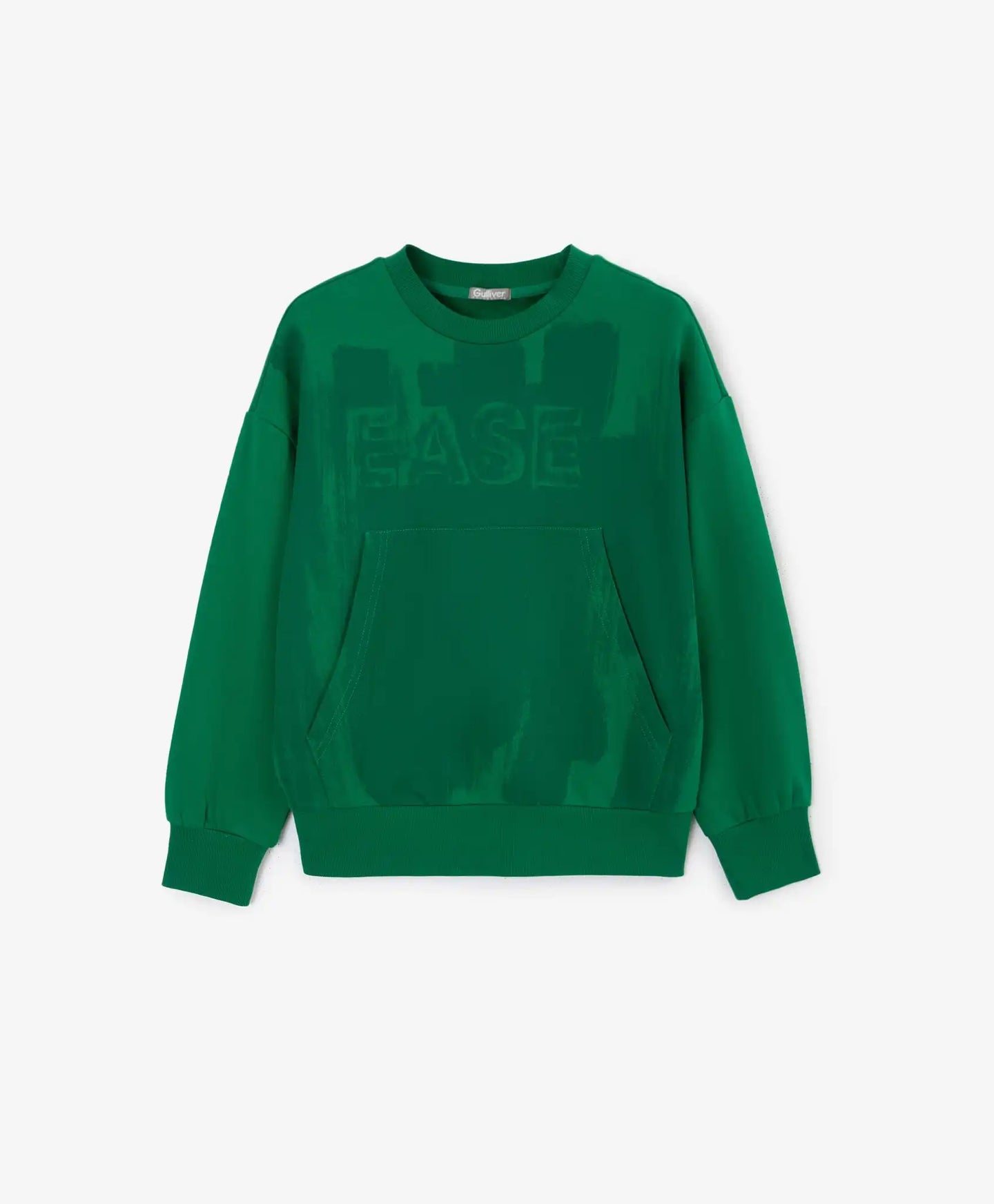 Hanorac pentru băieți cu imprimeu verde Gulliver