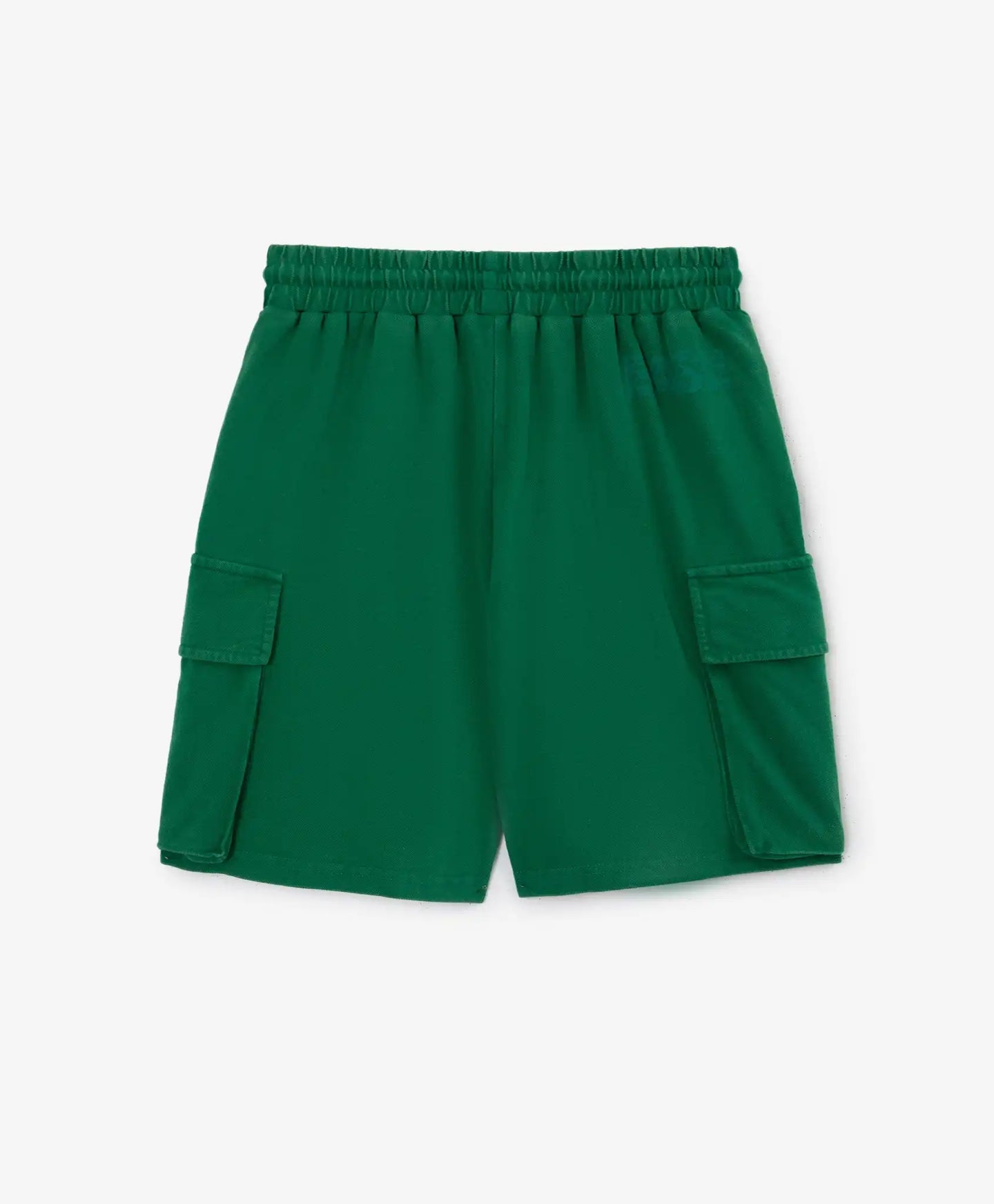 Pantaloni scurți pentru băiat, din tricot, cu buzunare cargo, verzi, Gulliver