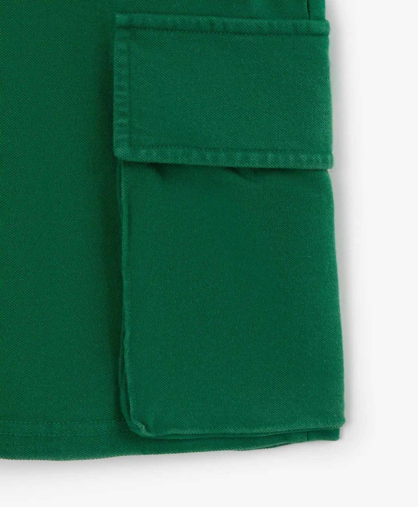 Pantaloni scurți pentru băiat, din tricot, cu buzunare cargo, verzi, Gulliver