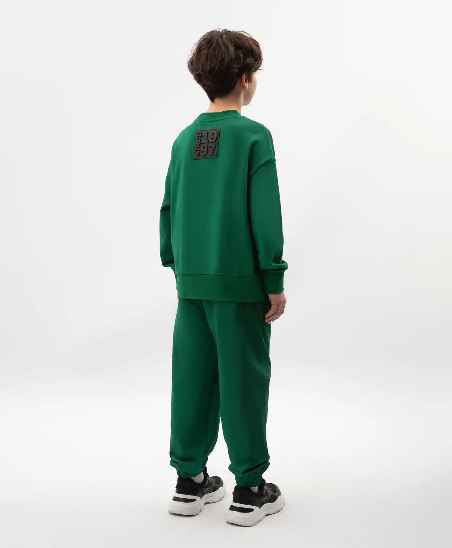 Pantaloni jogger pentru băiat, din tricot, verzi, Gulliver