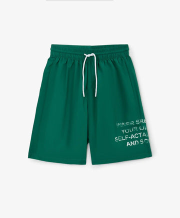 Pantaloni scurți de baie pentru băiat, cu imprimeu verde, Gulliver