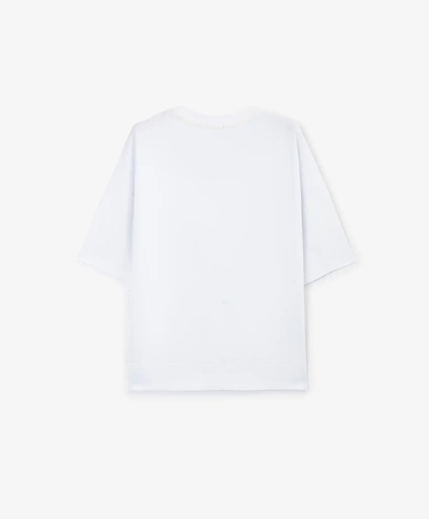 Tricou oversize pentru băiat, alb, cu imprimeu, Gulliver