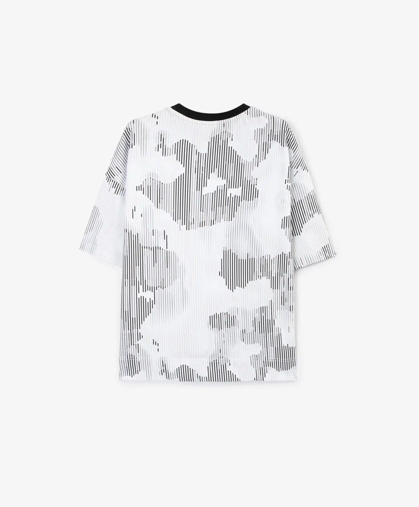 Tricou oversize pentru băiat, alb, cu imprimeu, Gulliver