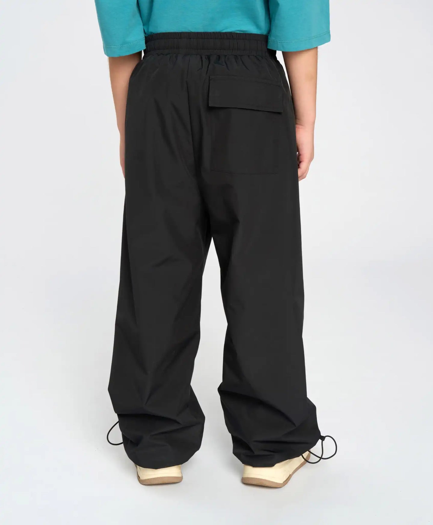 Pantaloni jogger cu șnur de ajustare – unisex, Button Blue