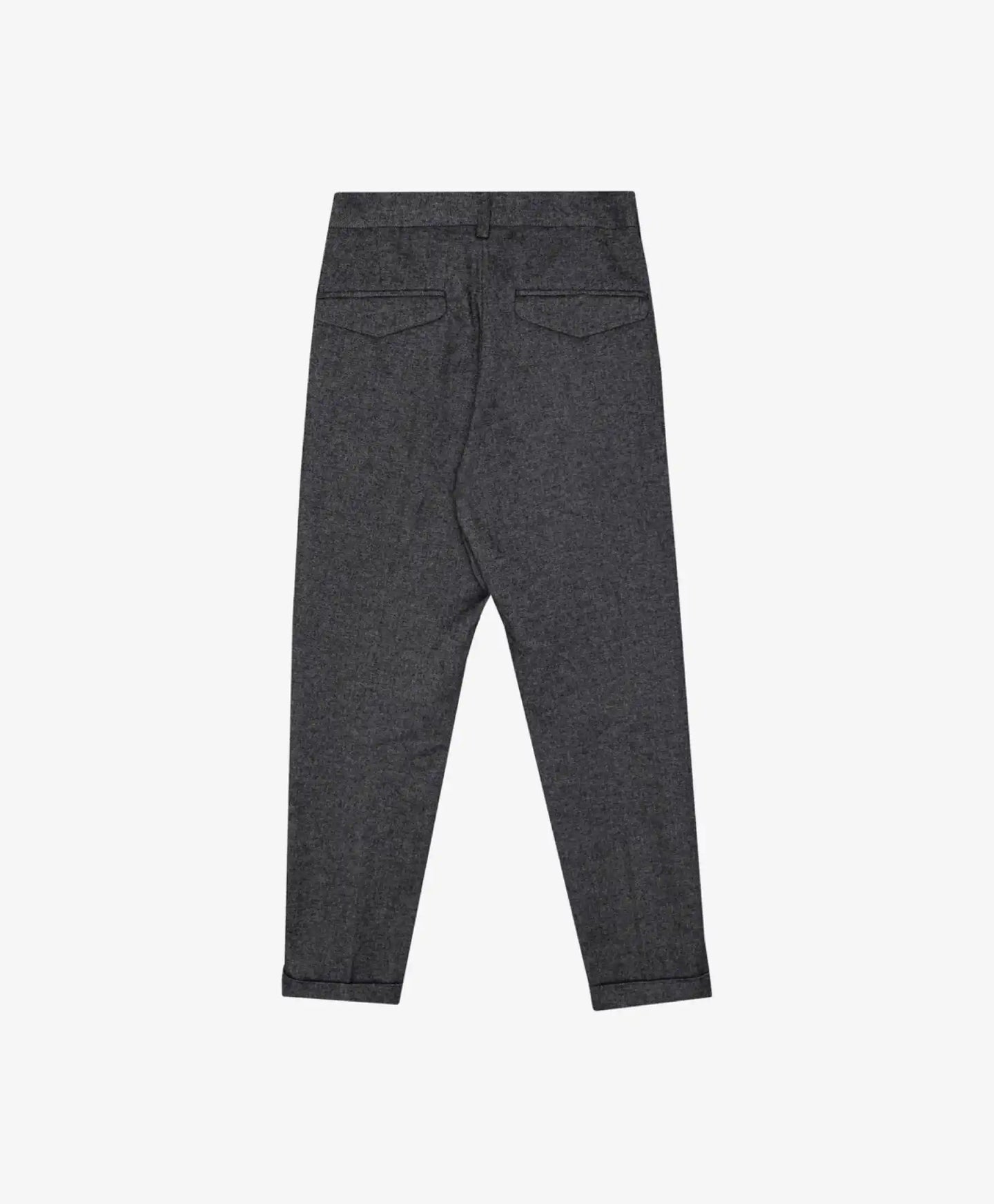 Pantaloni din tweed, conici spre gleznă, gri, Gulliver