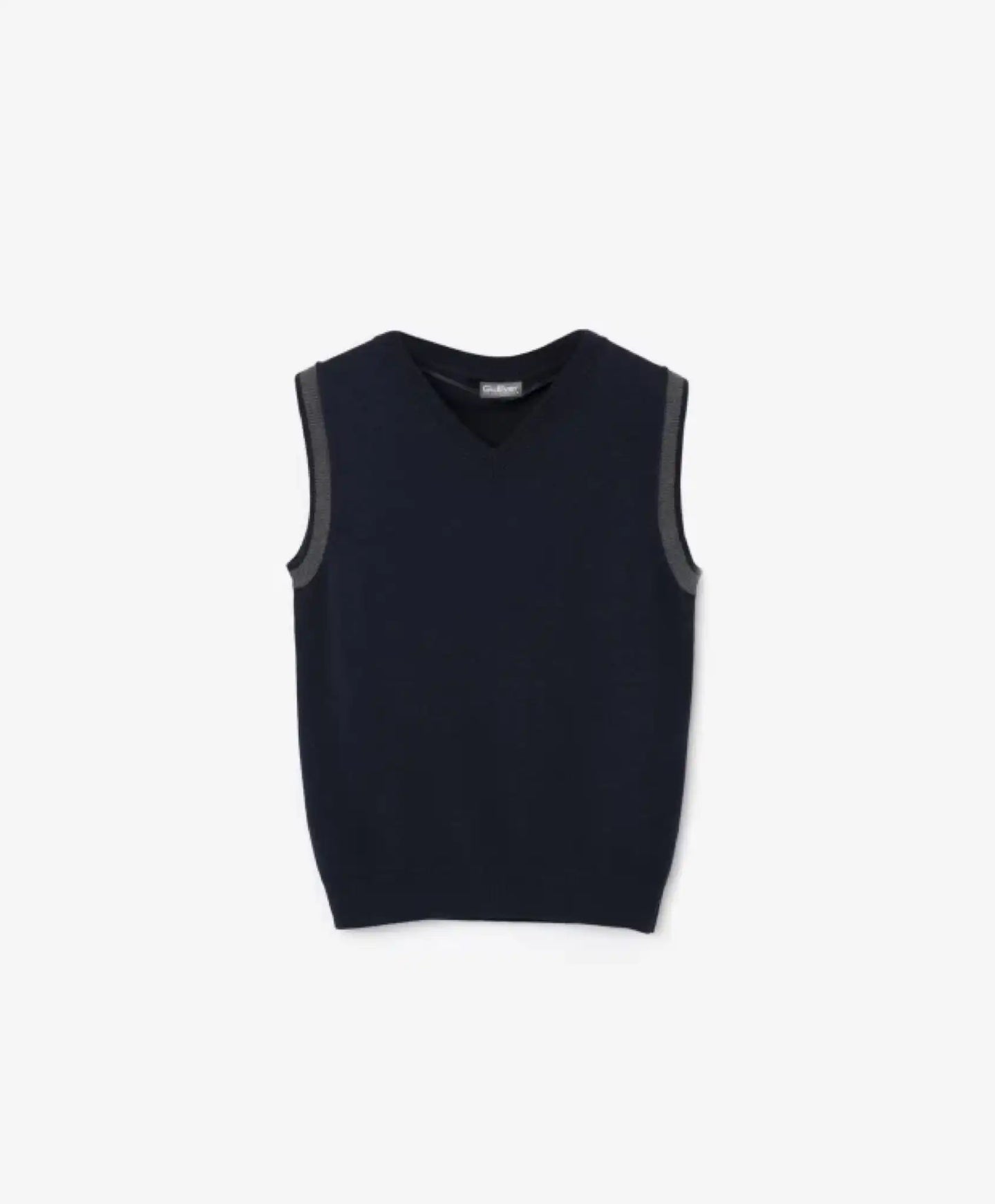 Cardigan tricotat cu dungi contrastante, albastru, Gulliver