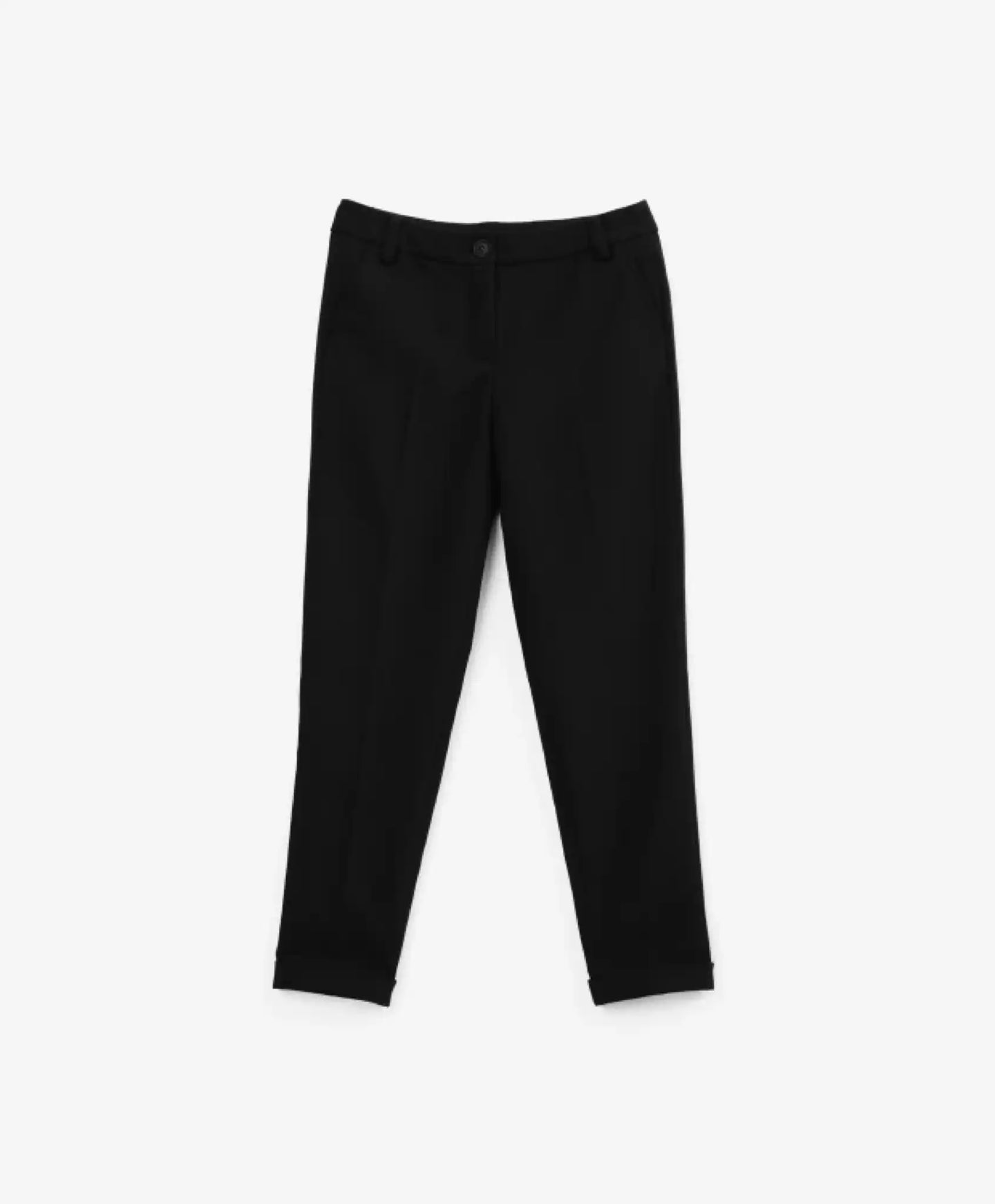 Pantaloni scurți cu manșete, negri, Gulliver