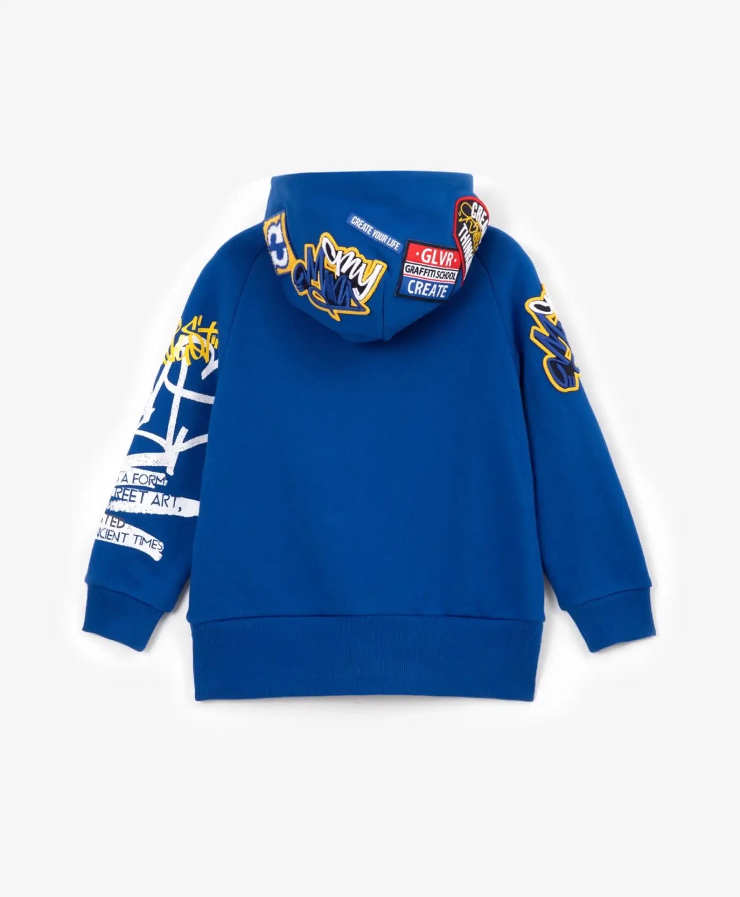 Hanorac cu fermoar albastru de la Gulliver