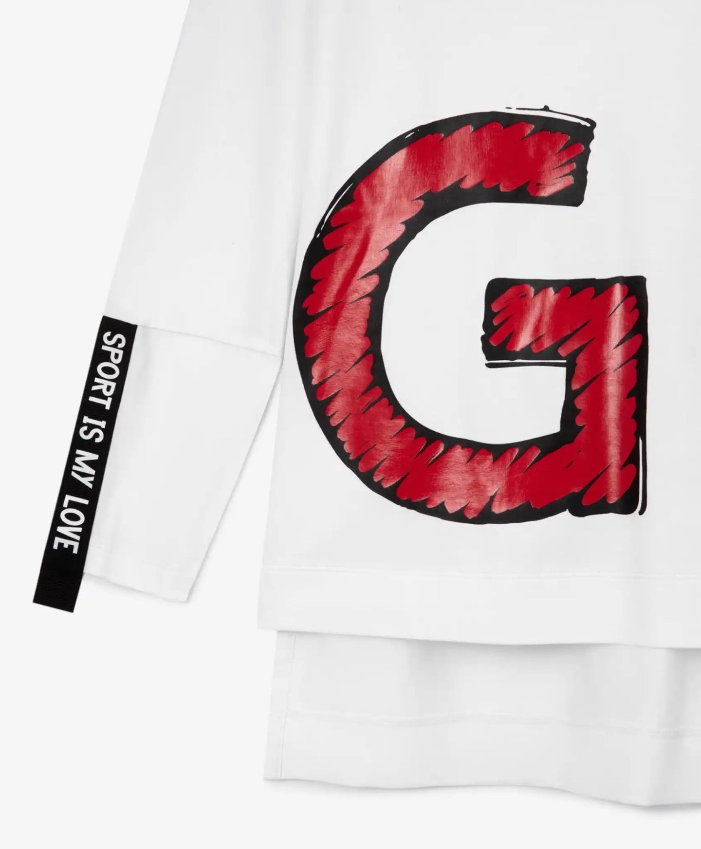 Bluza cu mâneci lungi albă Gulliver