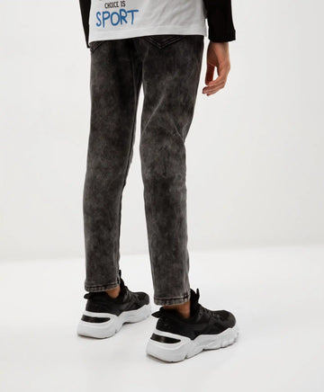 Blugi slim izolați, negri, Gulliver