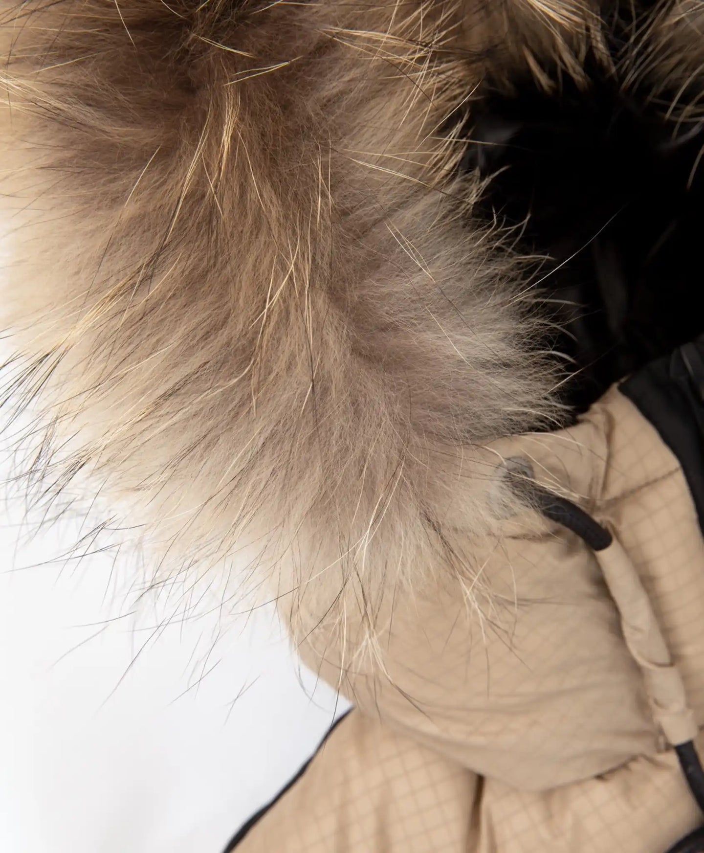 Geacă de iarnă bej cu elemente reflectorizante, Gulliver