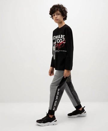 Pantaloni tricot din lână, gri, Gulliver