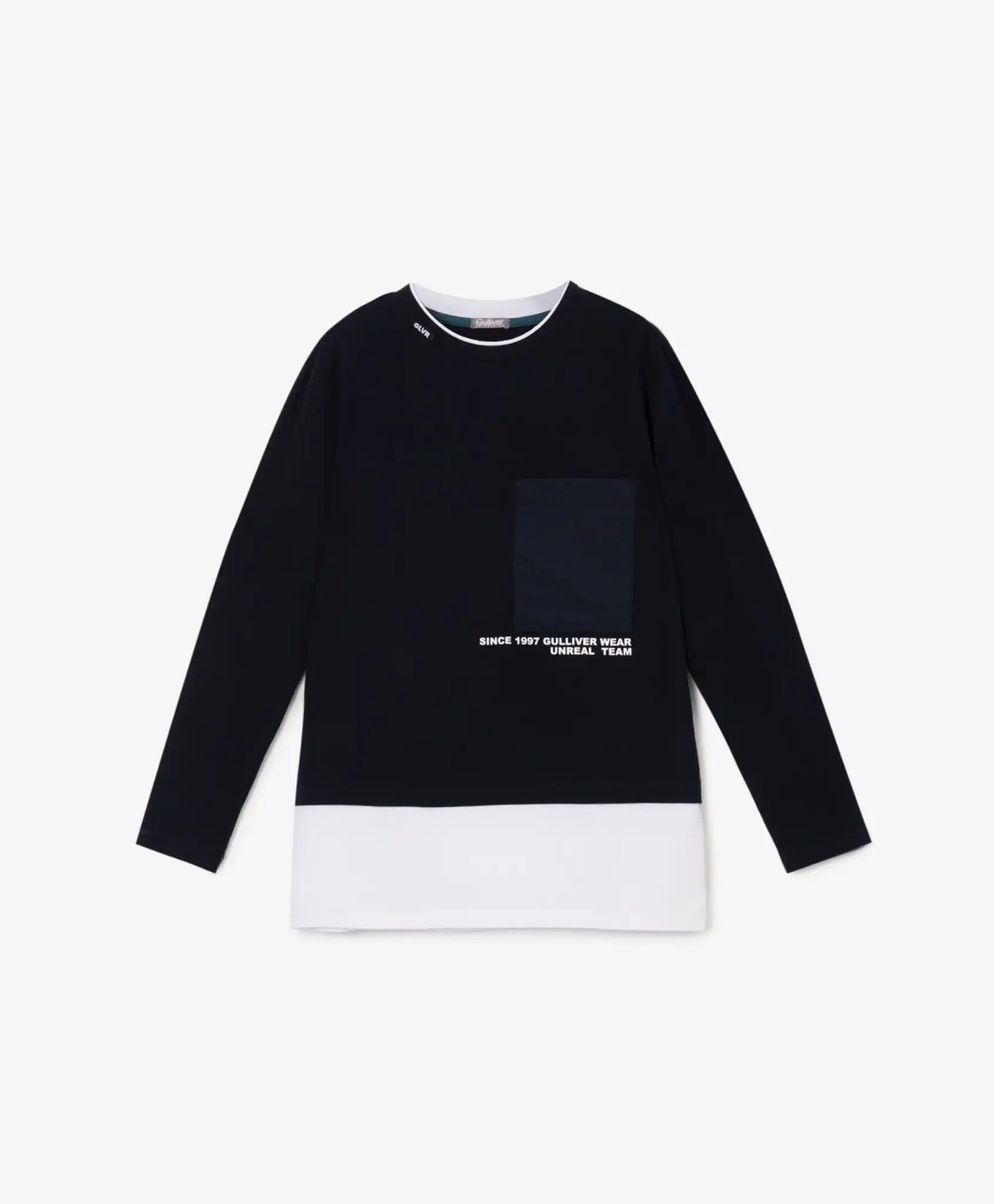 Tricou cu mâneci lungi albastru Gulliver