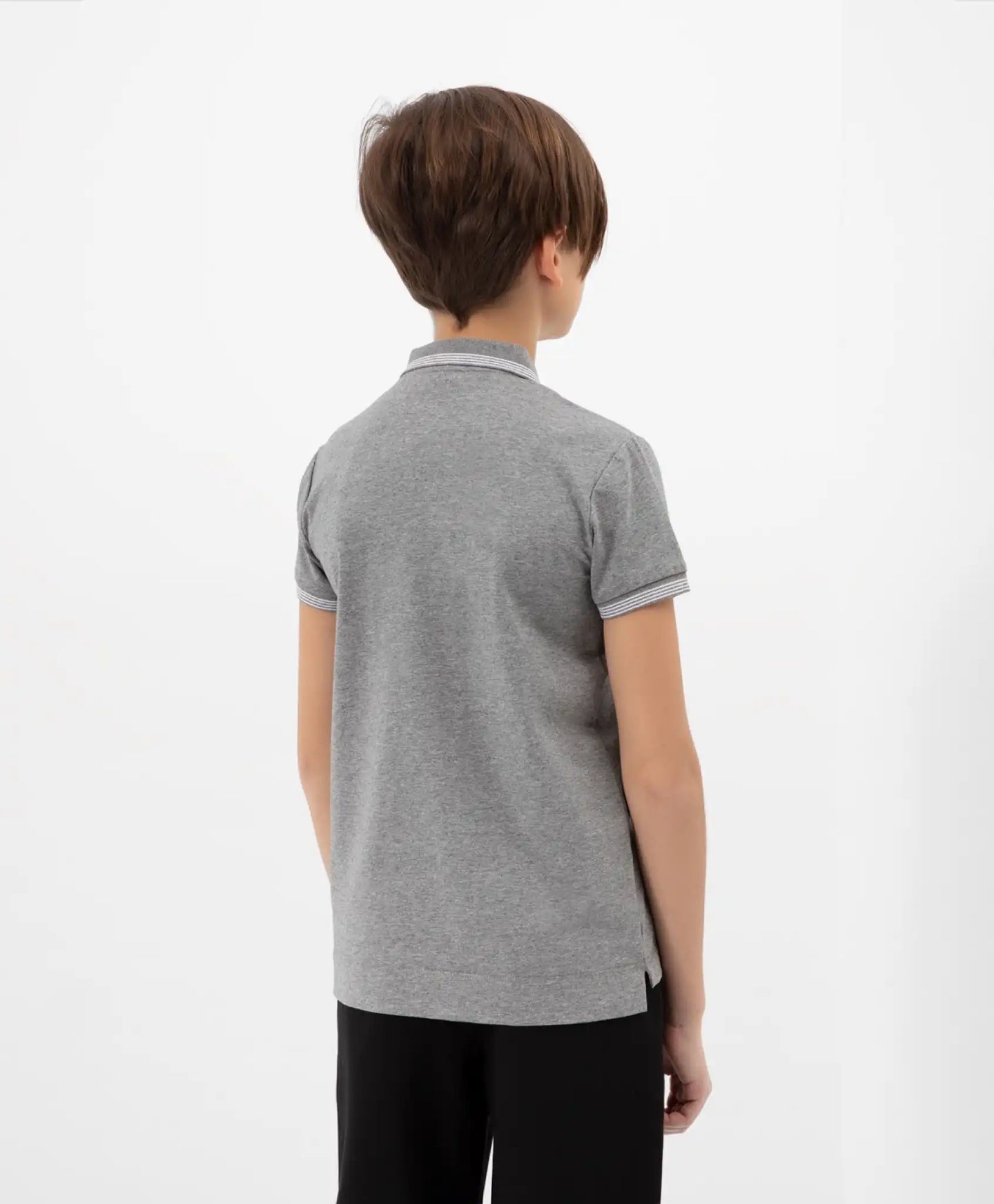 Tricou cu mâneci scurte gri Gulliver