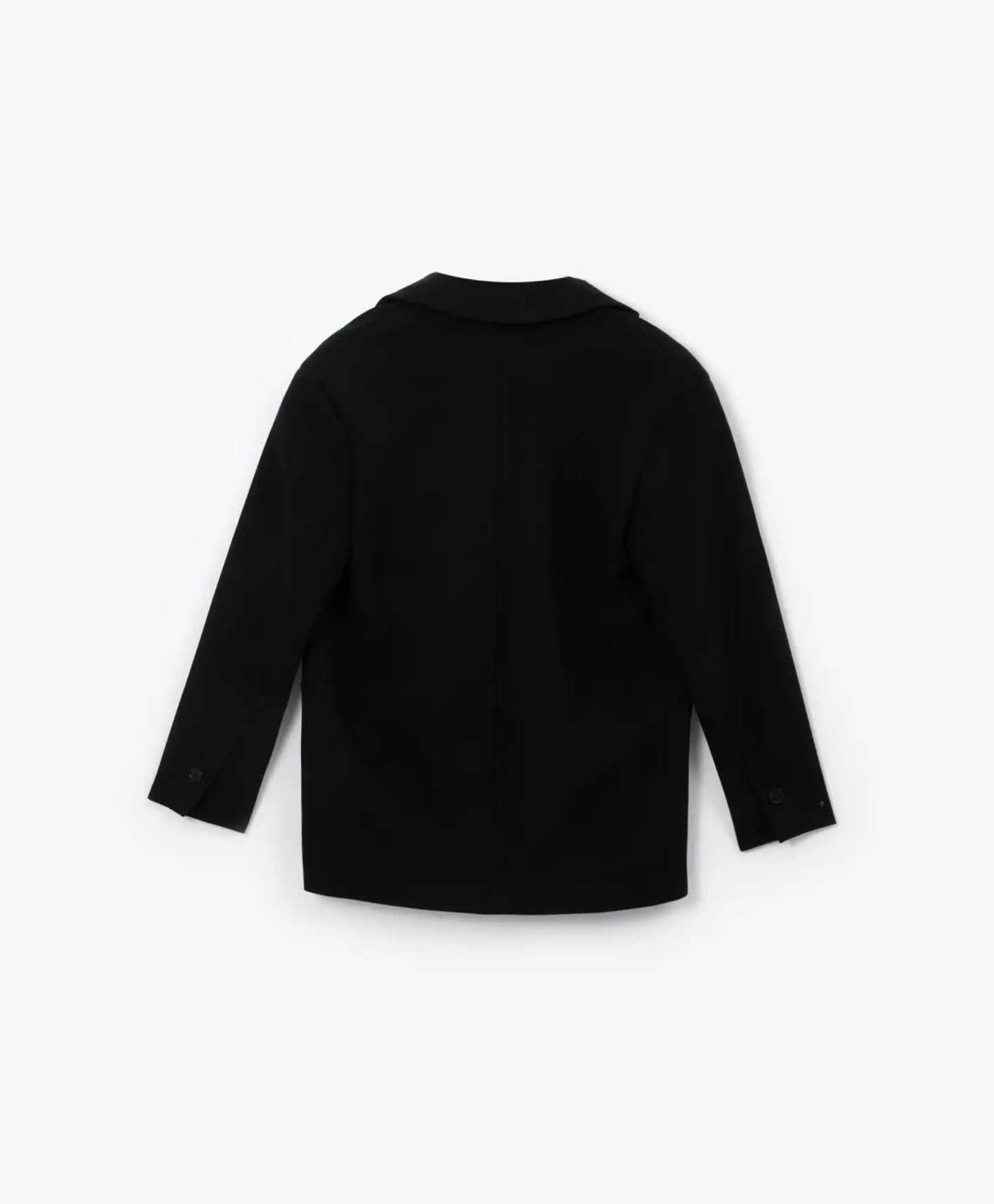 Jachetă din flanel cu buzunar și detaliu reparație, neagră, Gulliver