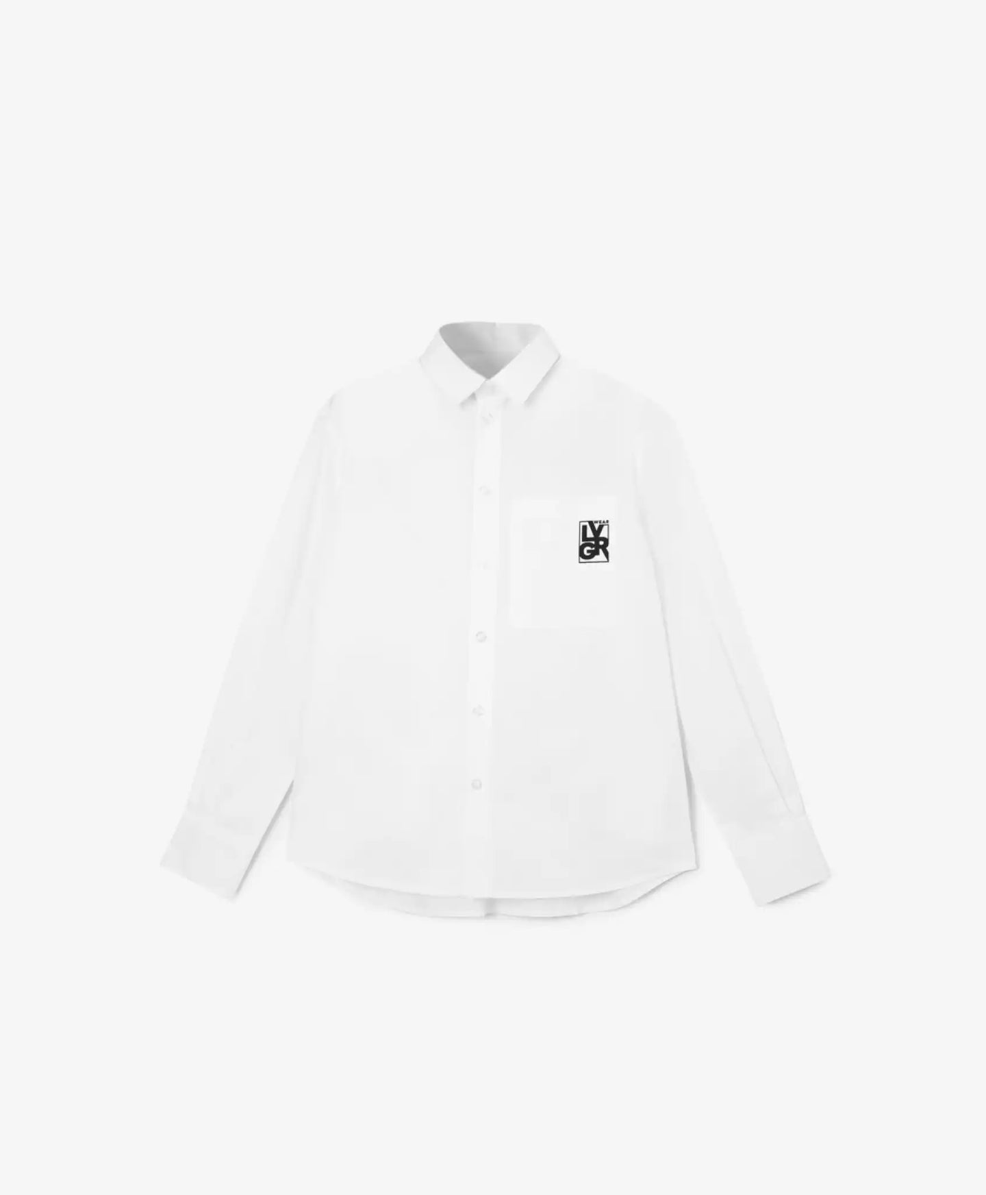 Cămașă albă cu croială lejeră Gulliver