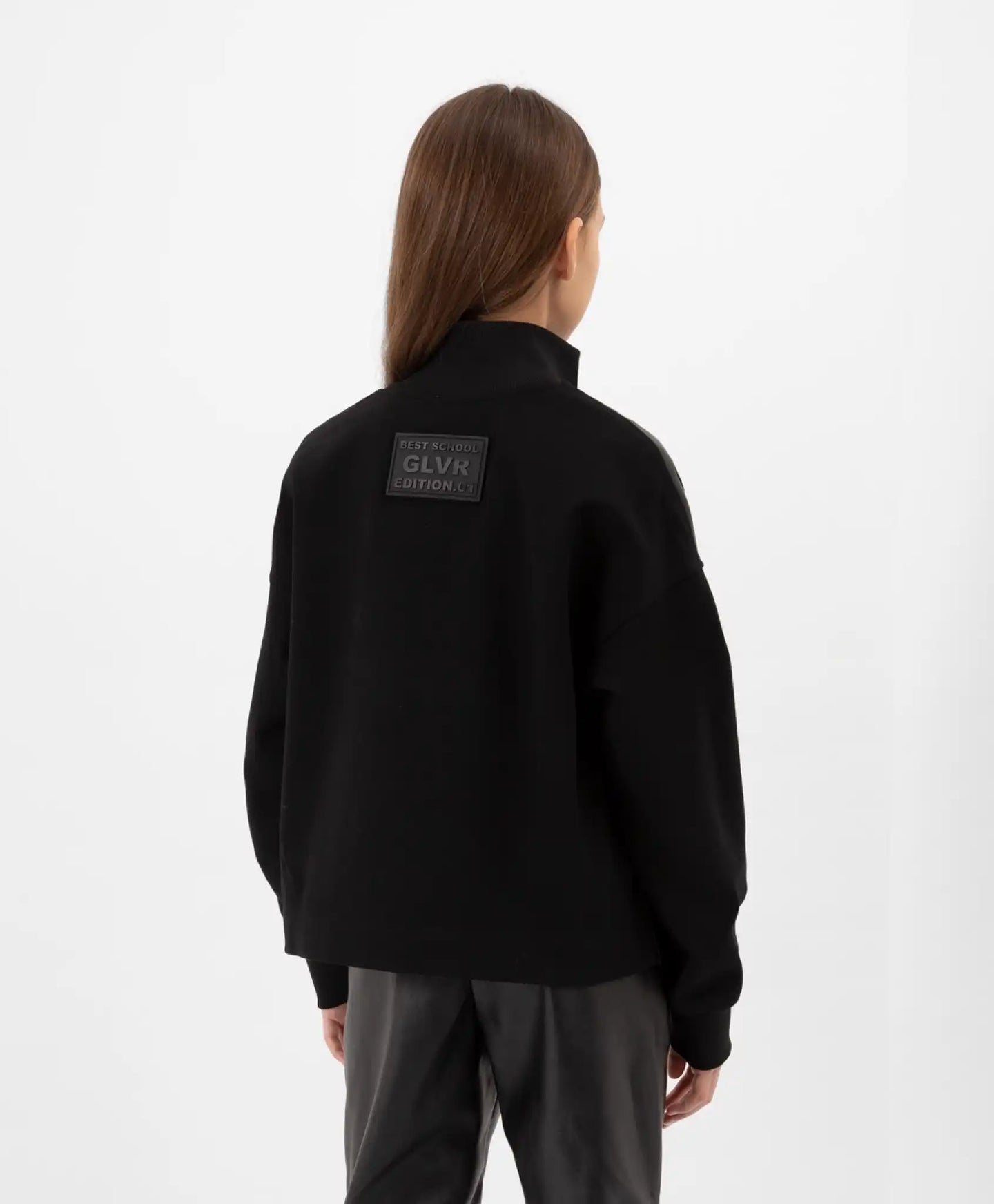 Hanorac cu fermoar și buzunare mari, negru, Gulliver