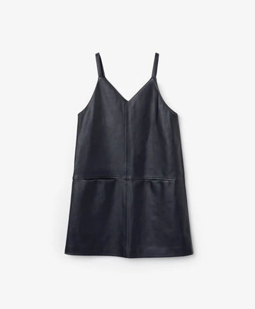 Sărafan albastru cu piele sintetică de la Gulliver