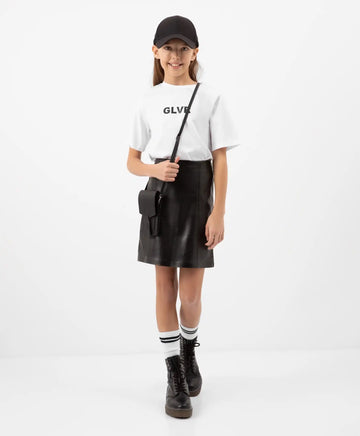 Fustă combinată, neagră, Gulliver