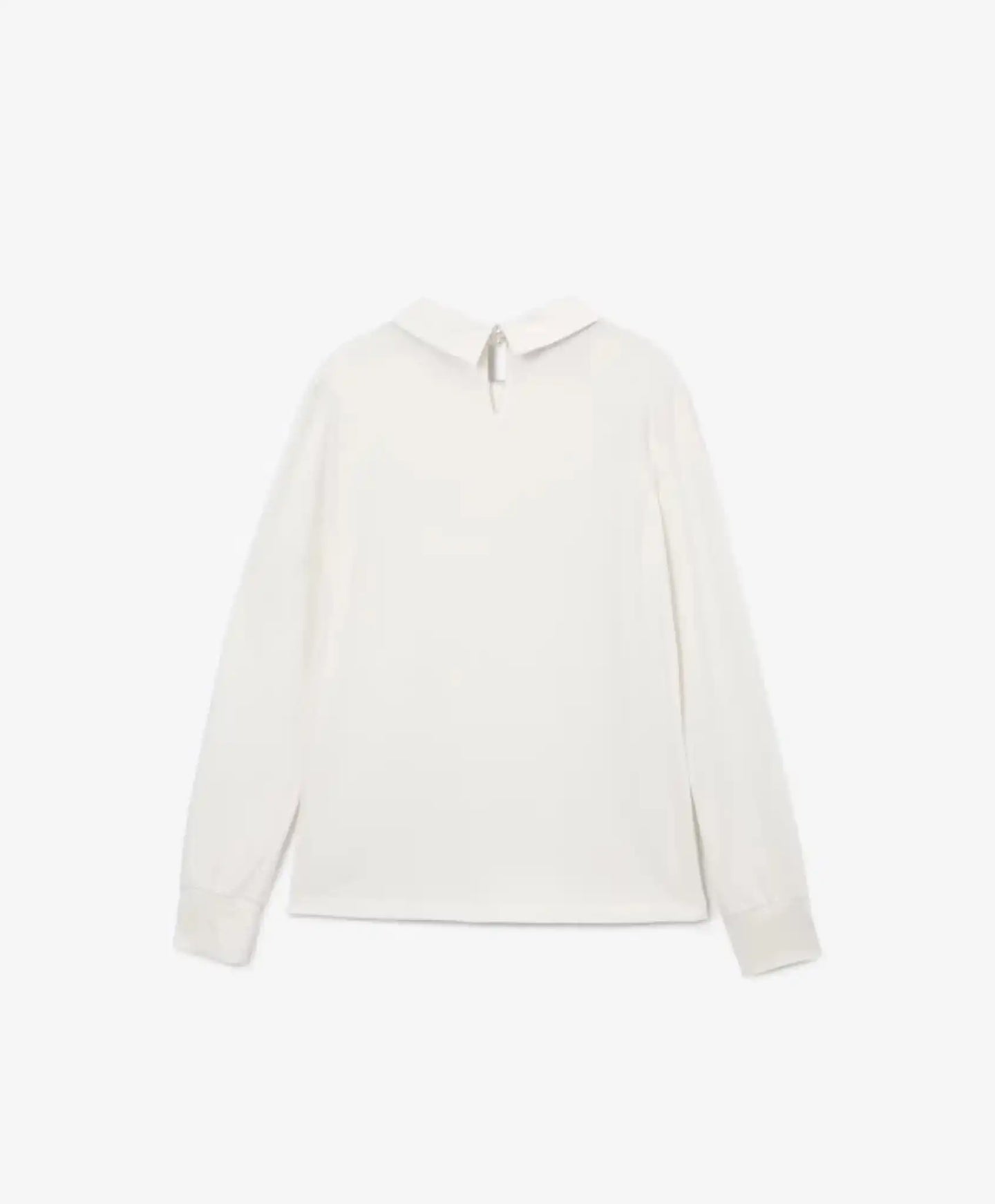 Bluză cu inserție textilă plisată în stil lăptos, Gulliver