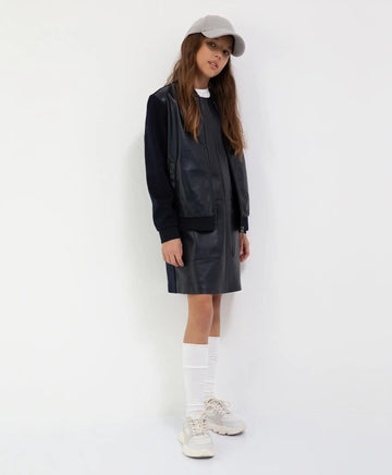 Sărafan cu buzunare mari, albastru, de la Gulliver