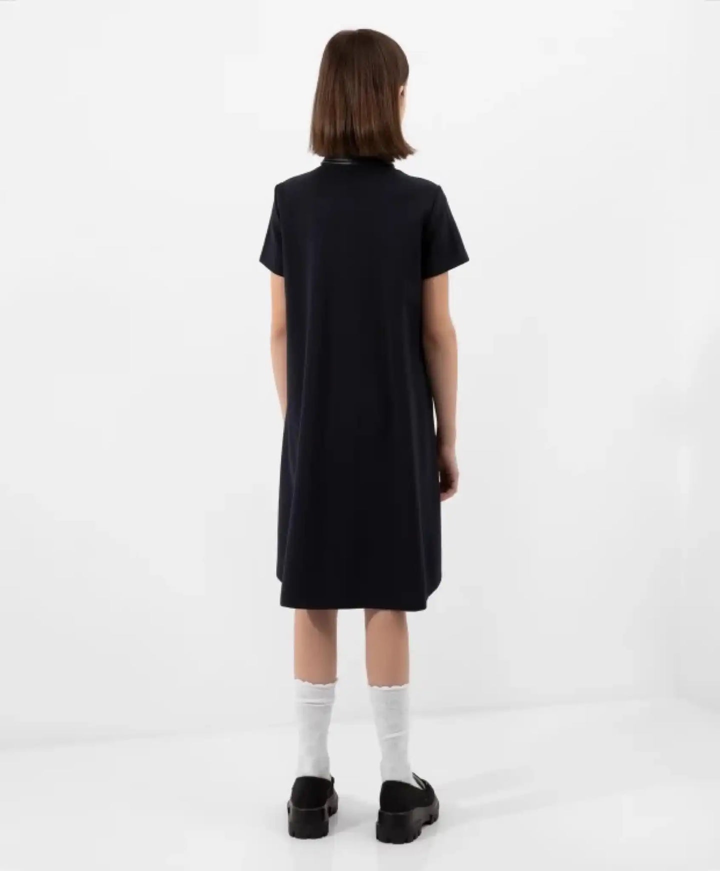 Rochie cu mâneci scurte, albastră, de la Gulliver