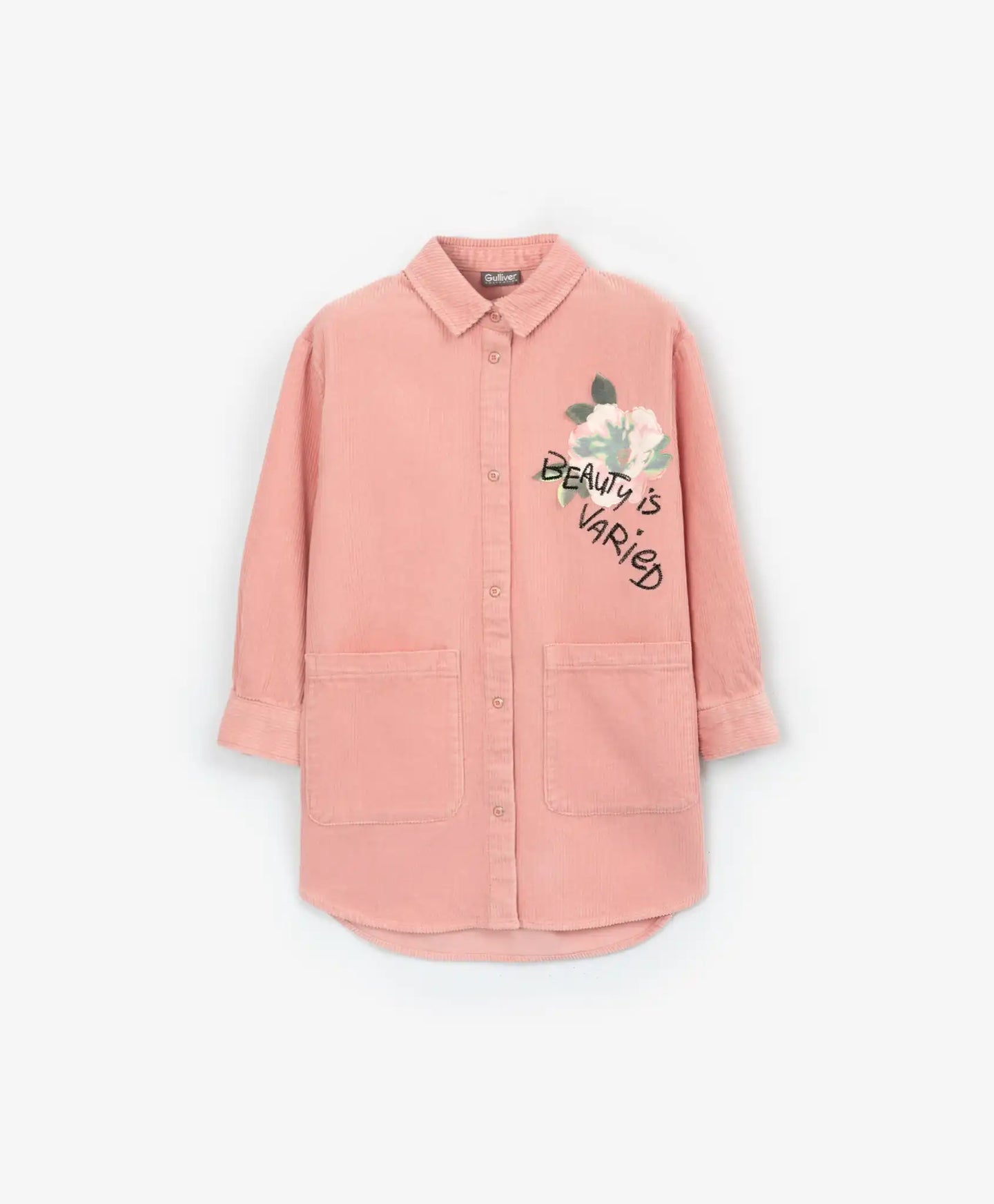 Rochie roz cu buzunare supradimensionate de la Gulliver