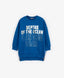Bluză tricotată albastră din material de bumbac pentru copii de la Gulliver