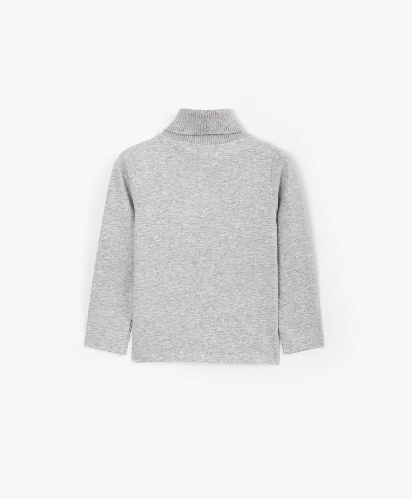 Bluză tricotată gri cu guler înalt, Gulliver