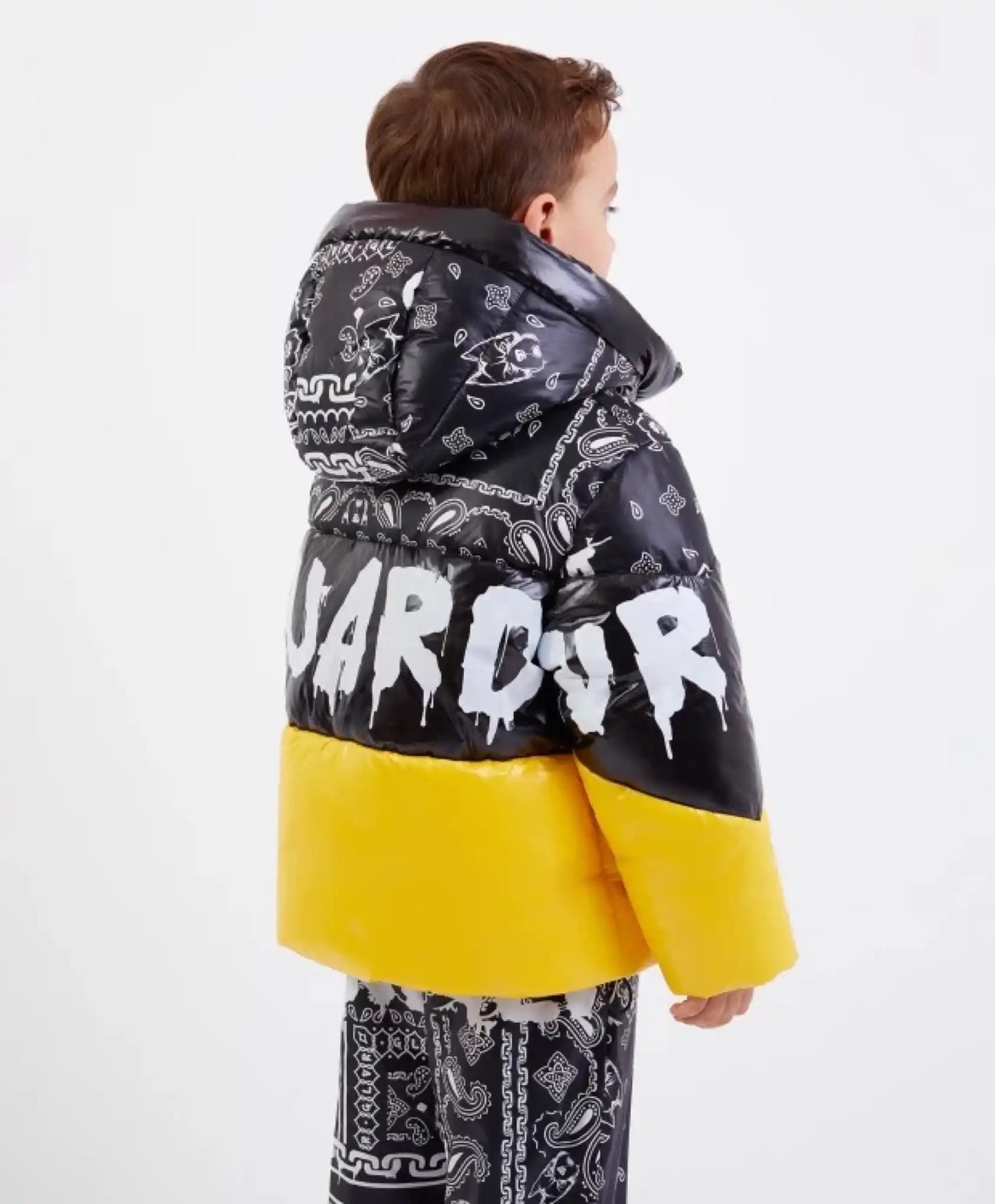 Geacă din blană artificială cu print de la Gulliver