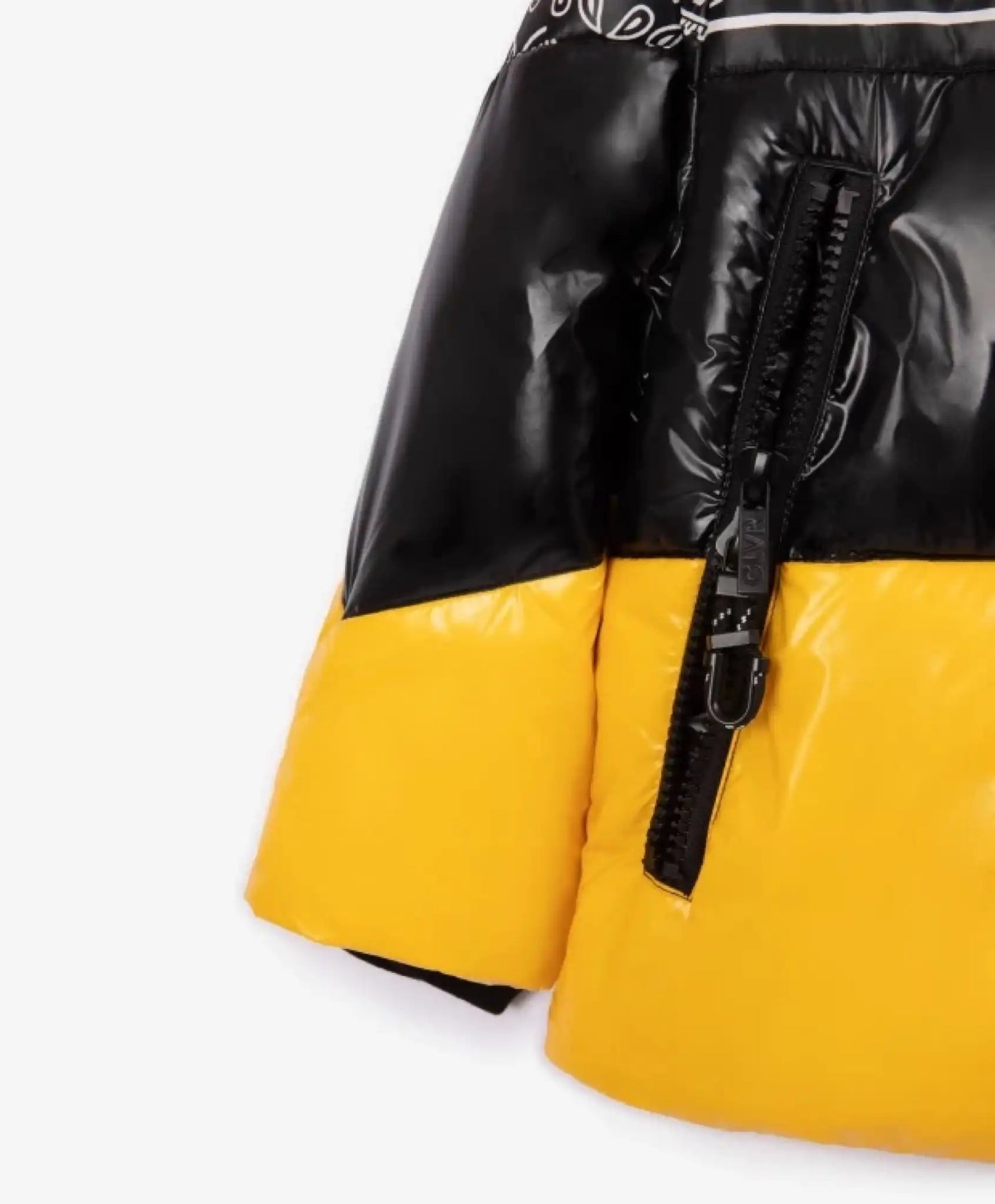 Geacă din blană artificială cu print de la Gulliver