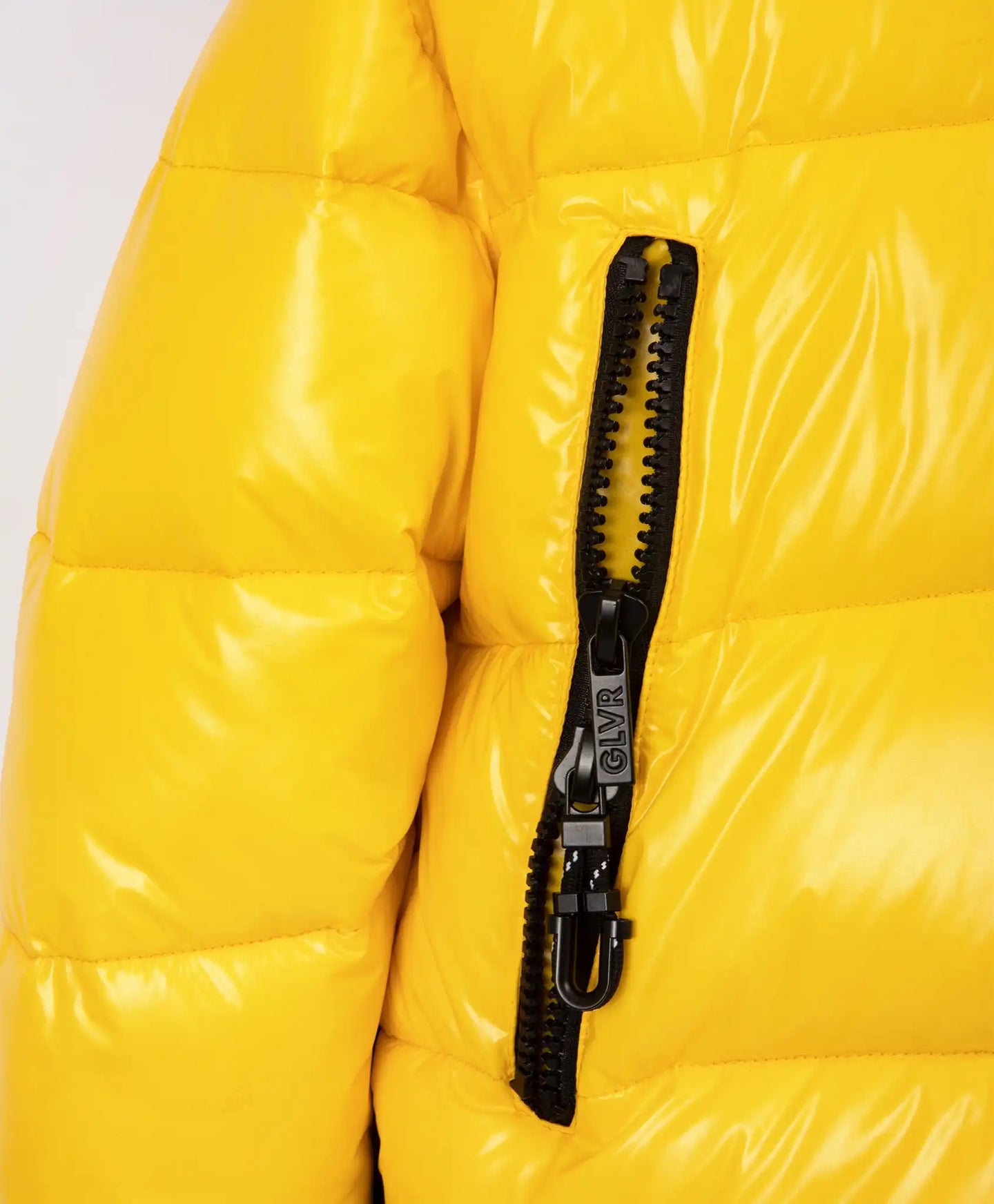 Geacă de iarnă din blană artificială, galbenă, de la Gulliver