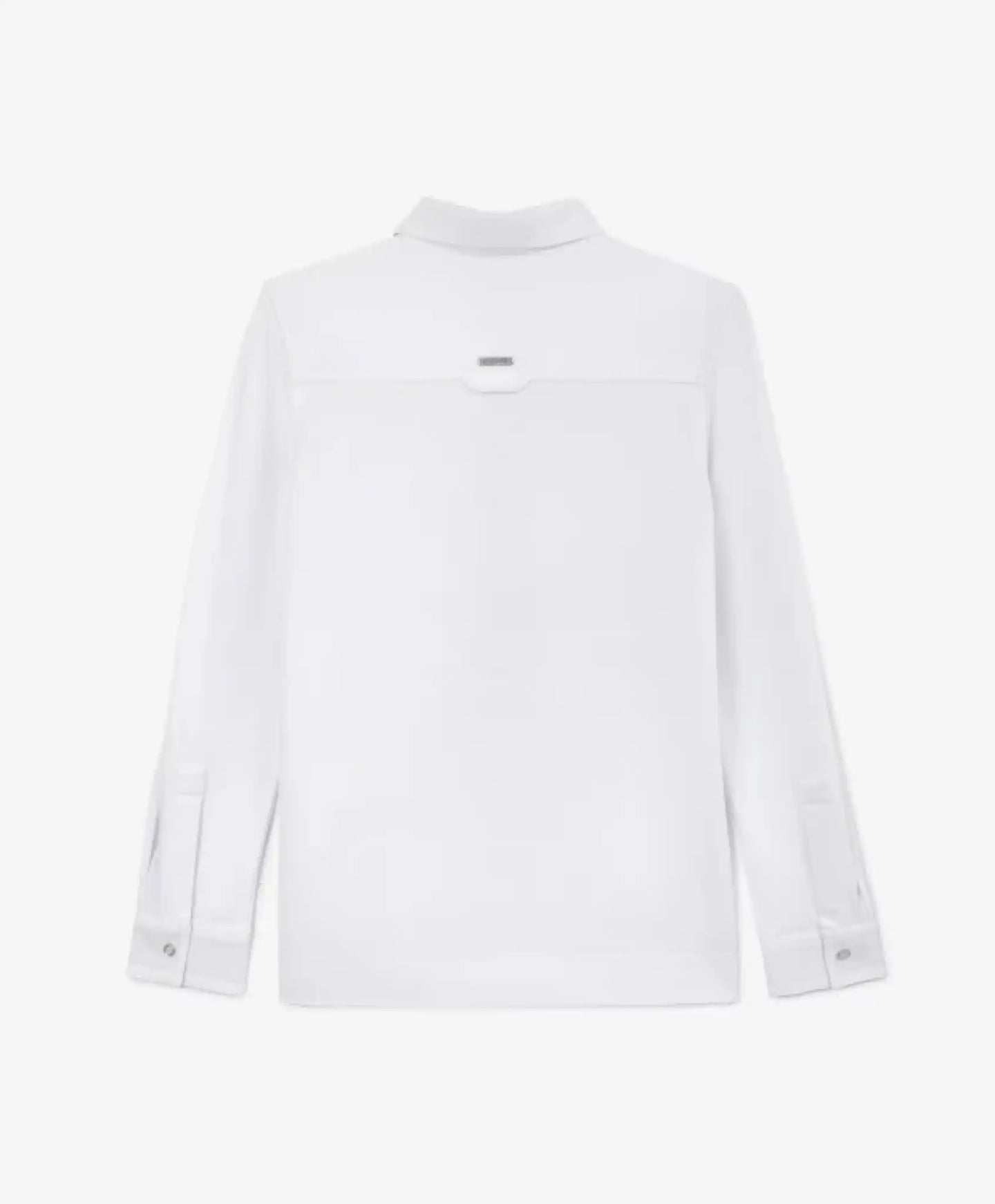 Tricou din tricot cu mâneci lungi alb - Gulliver