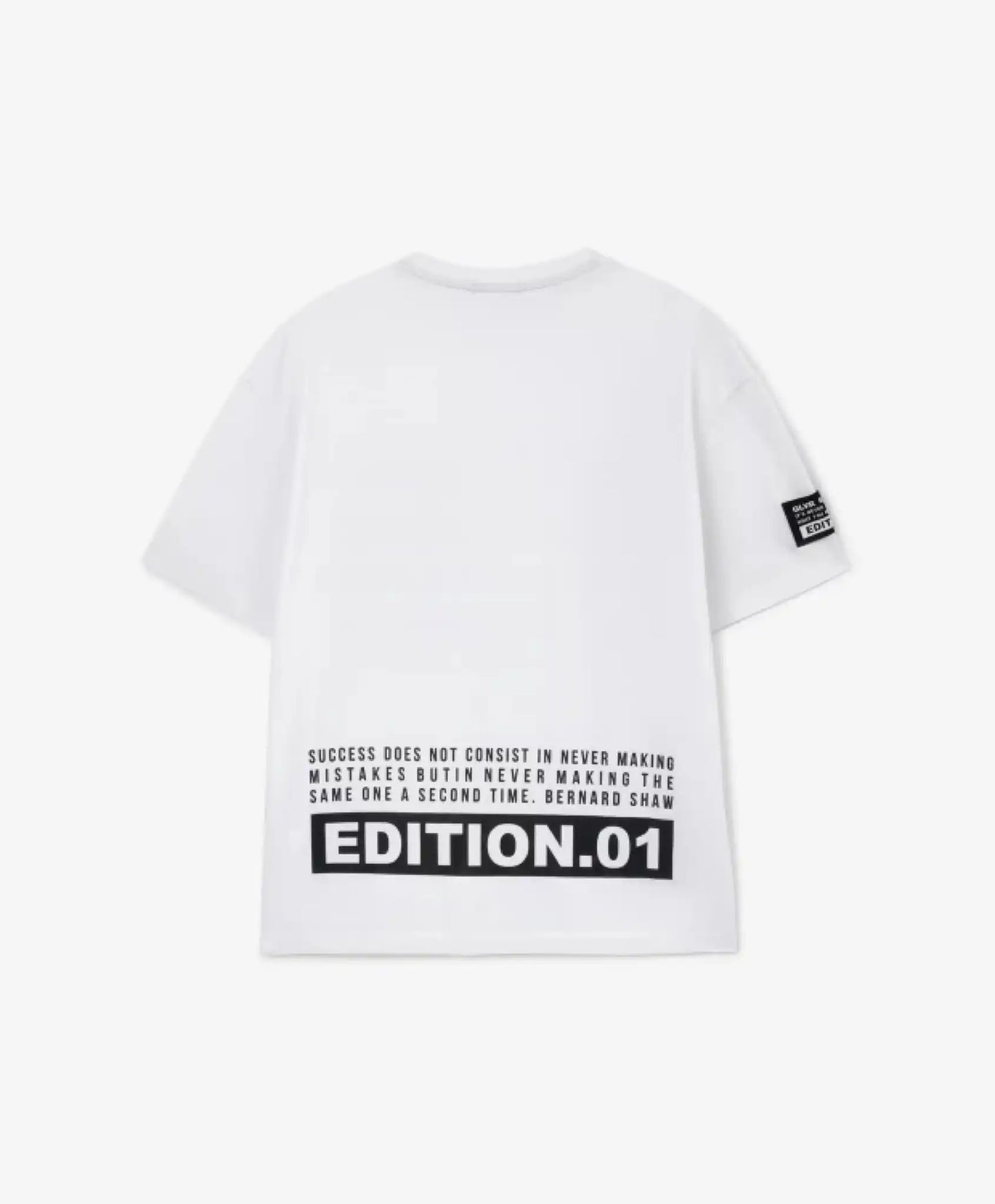 Tricou cu mânecă scurtă, alb, Gulliver