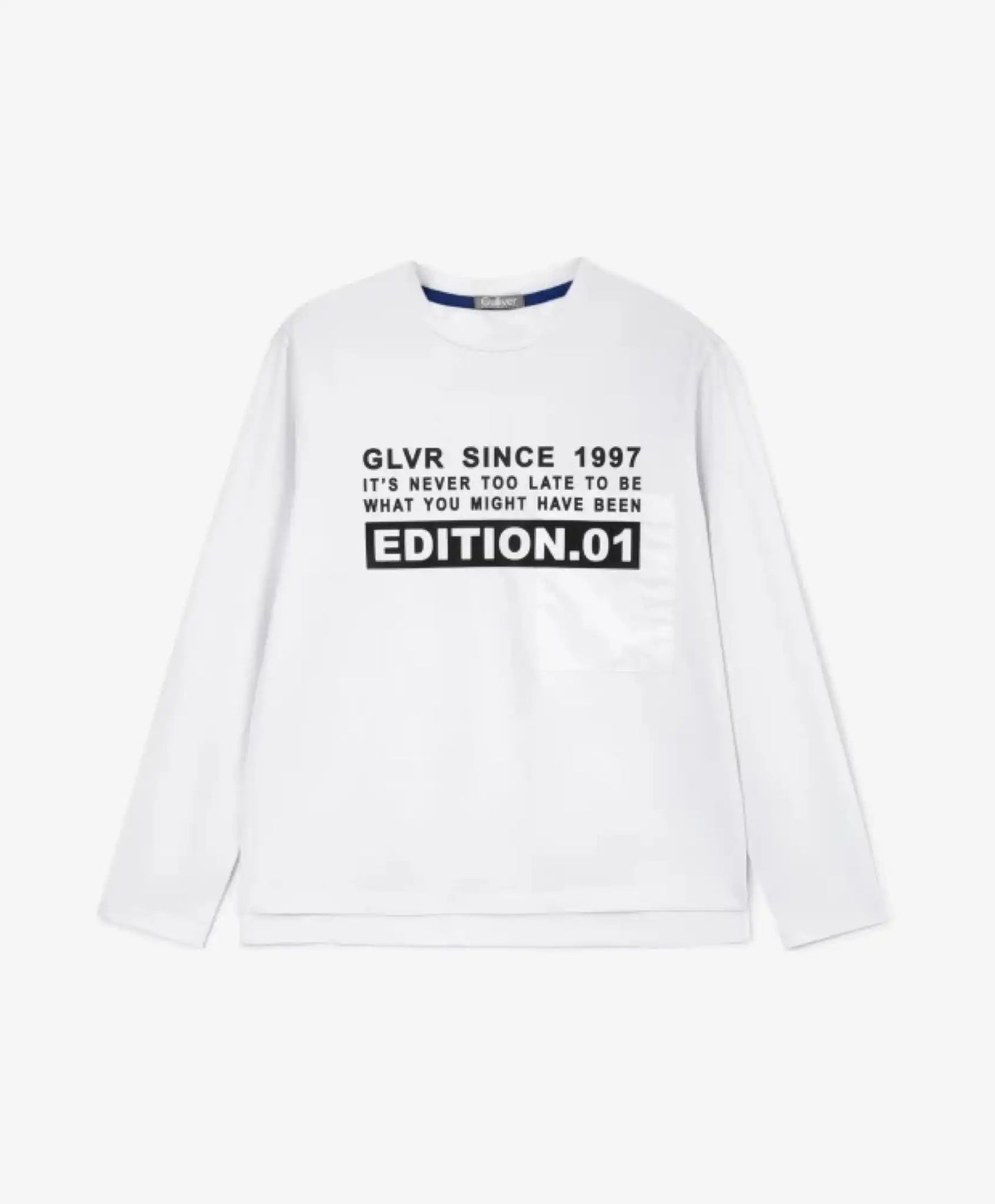 Tricou cu mâneci lungi alb - Gulliver