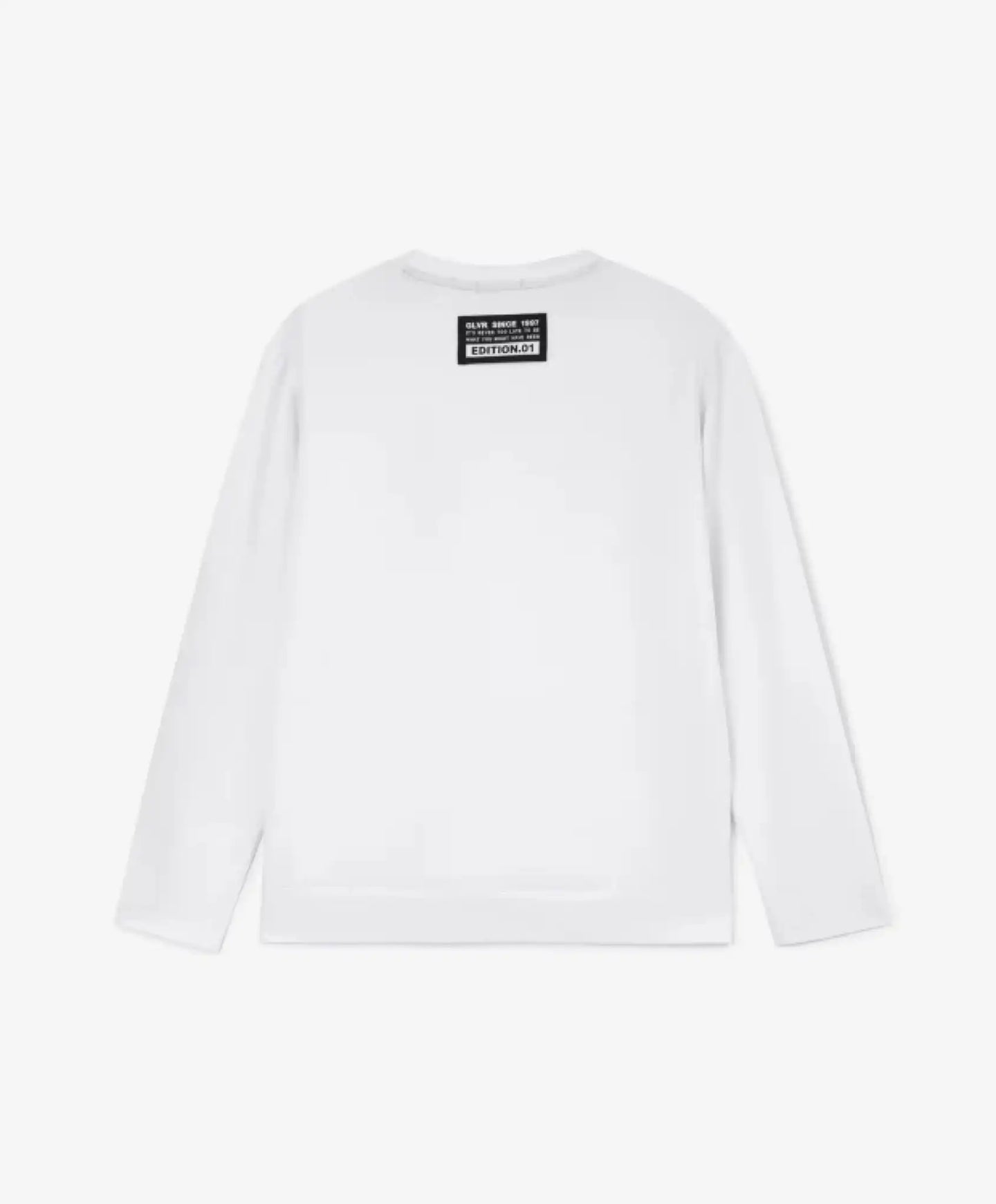 Tricou cu mâneci lungi alb - Gulliver