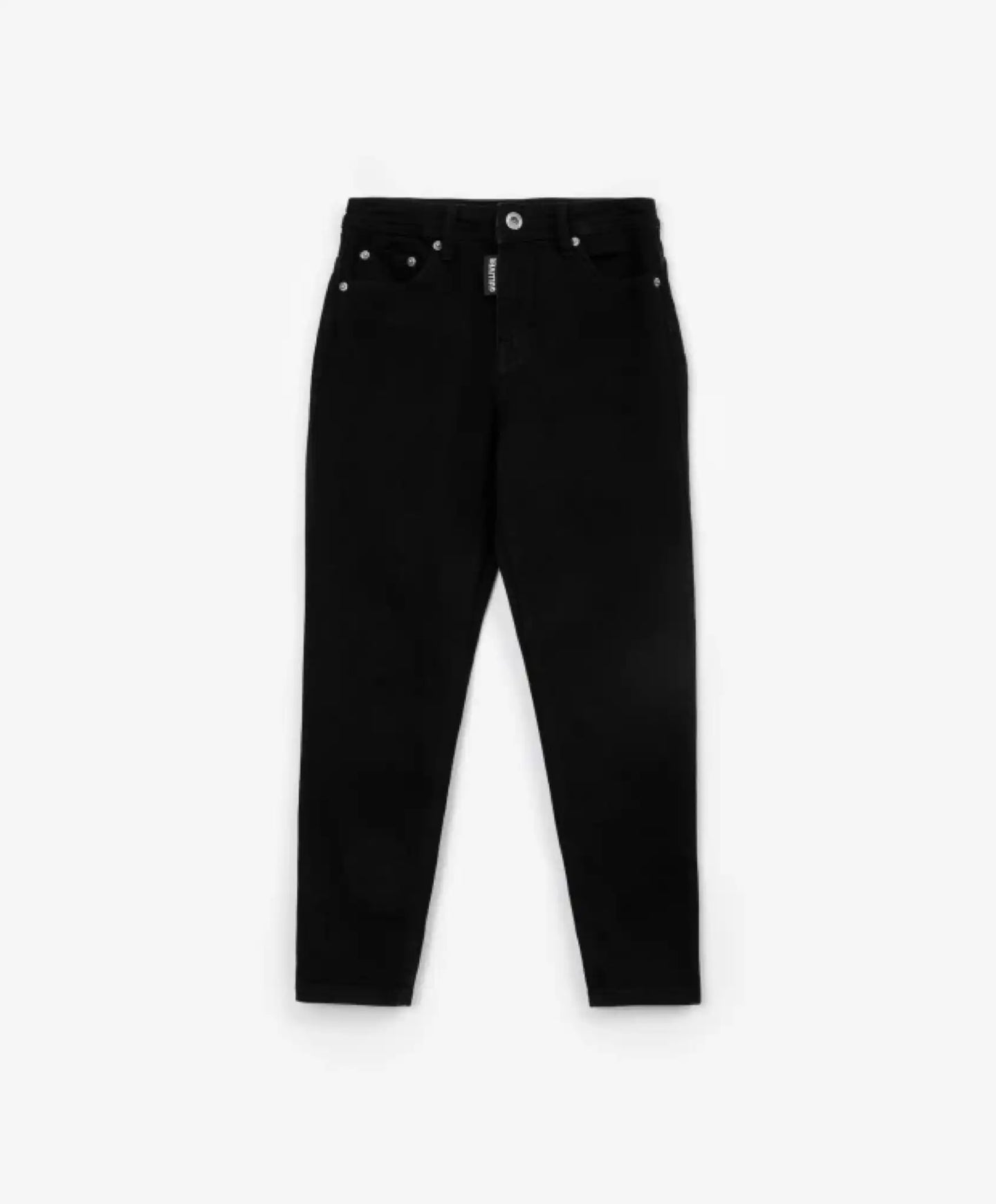 Blugi conici spre gleznă, negri, Gulliver