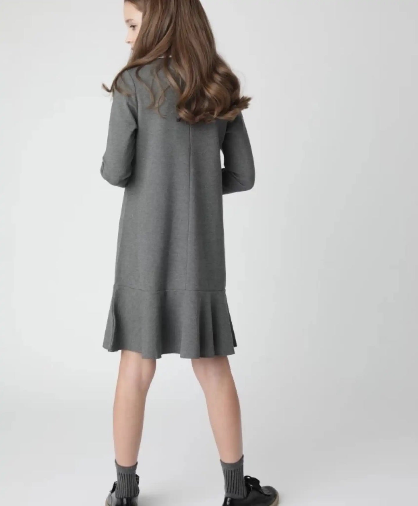 Rochie gri din jerseu de la Gulliver