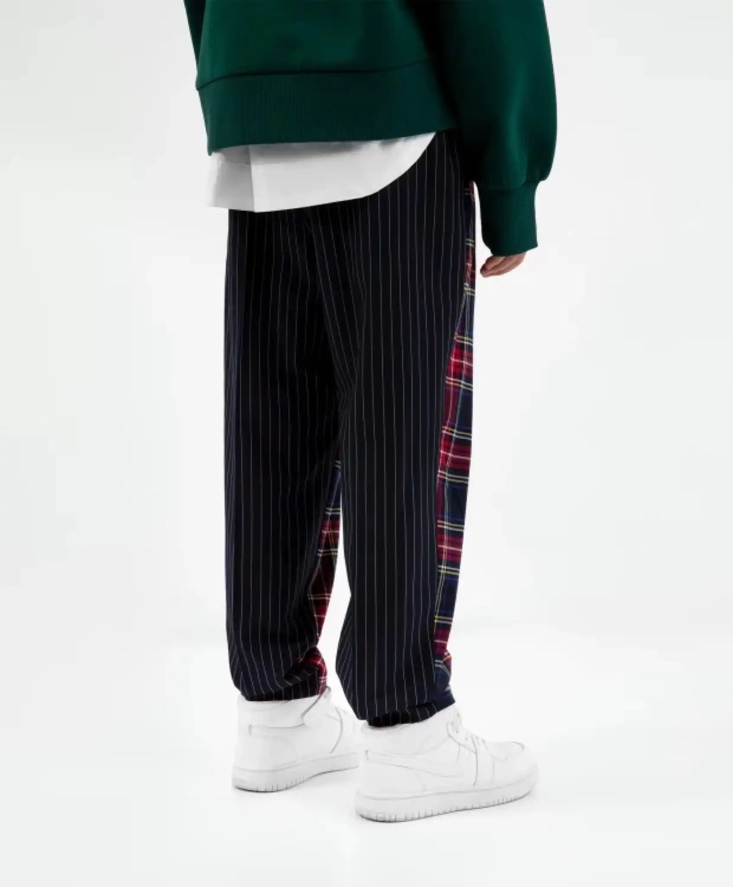 Pantaloni textili, conici spre gleznă, albaștri, Gulliver