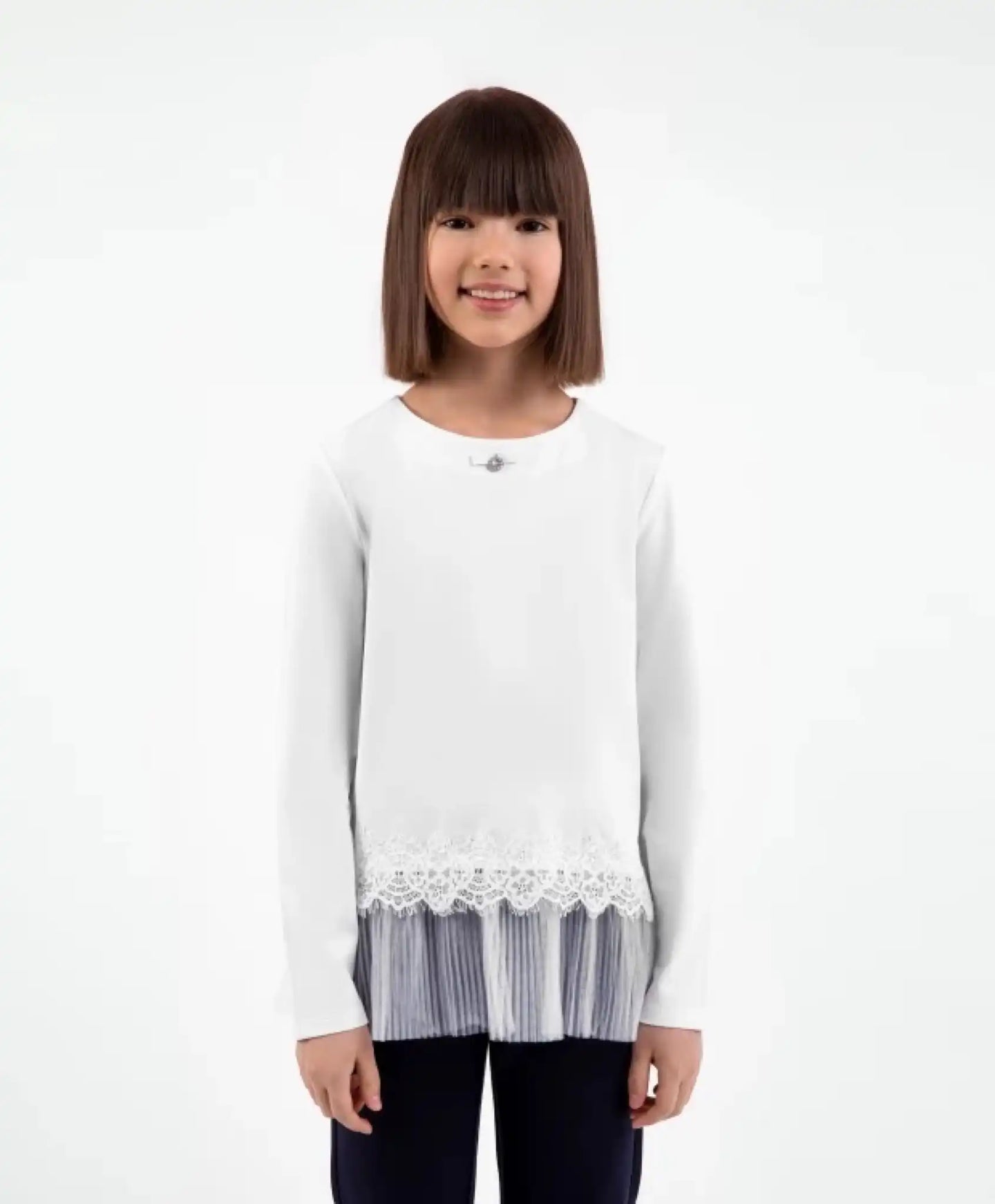 Bluză tricotată albă, Gulliver