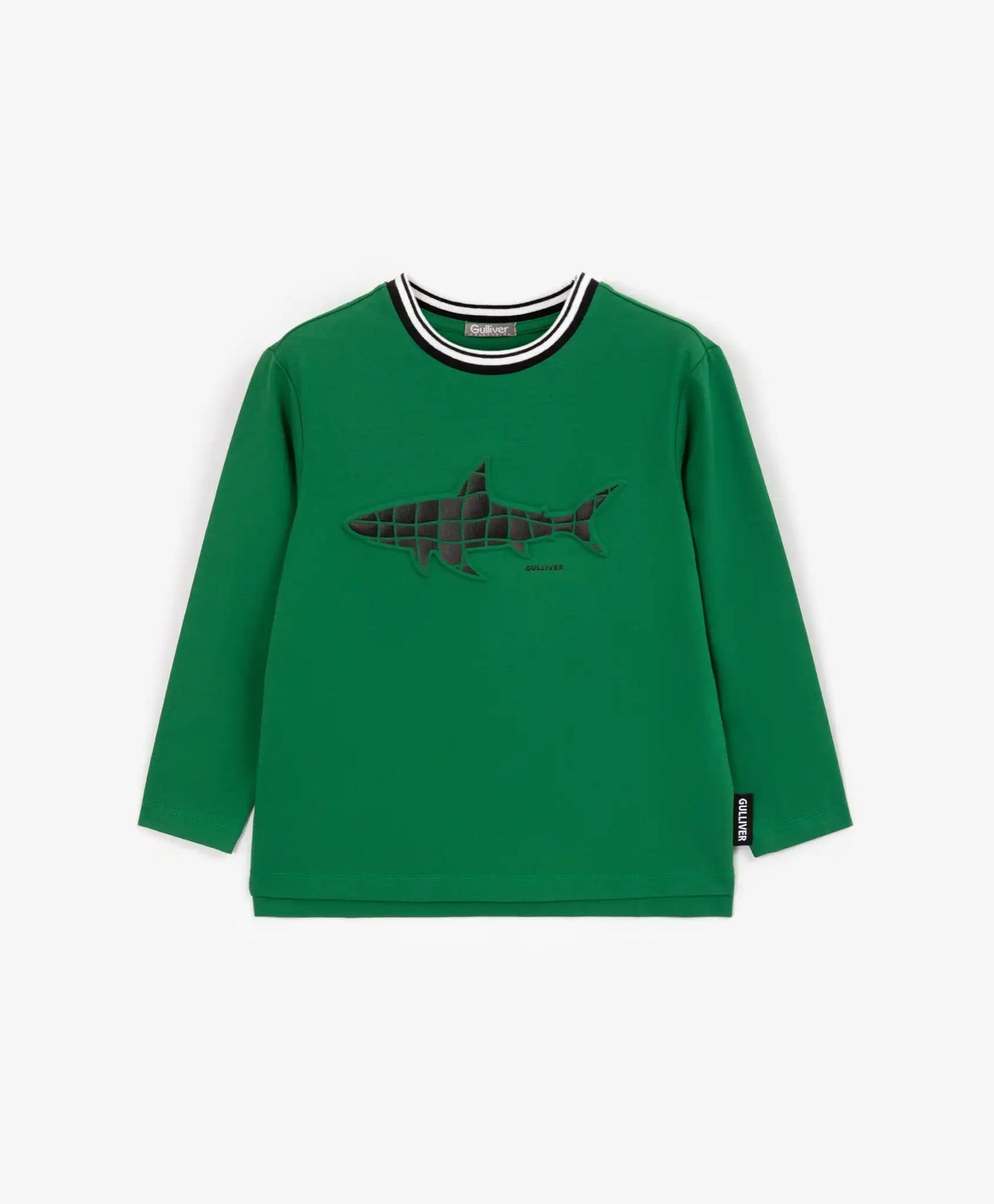 Longsleeve tricotat verde pentru băieți Gulliver